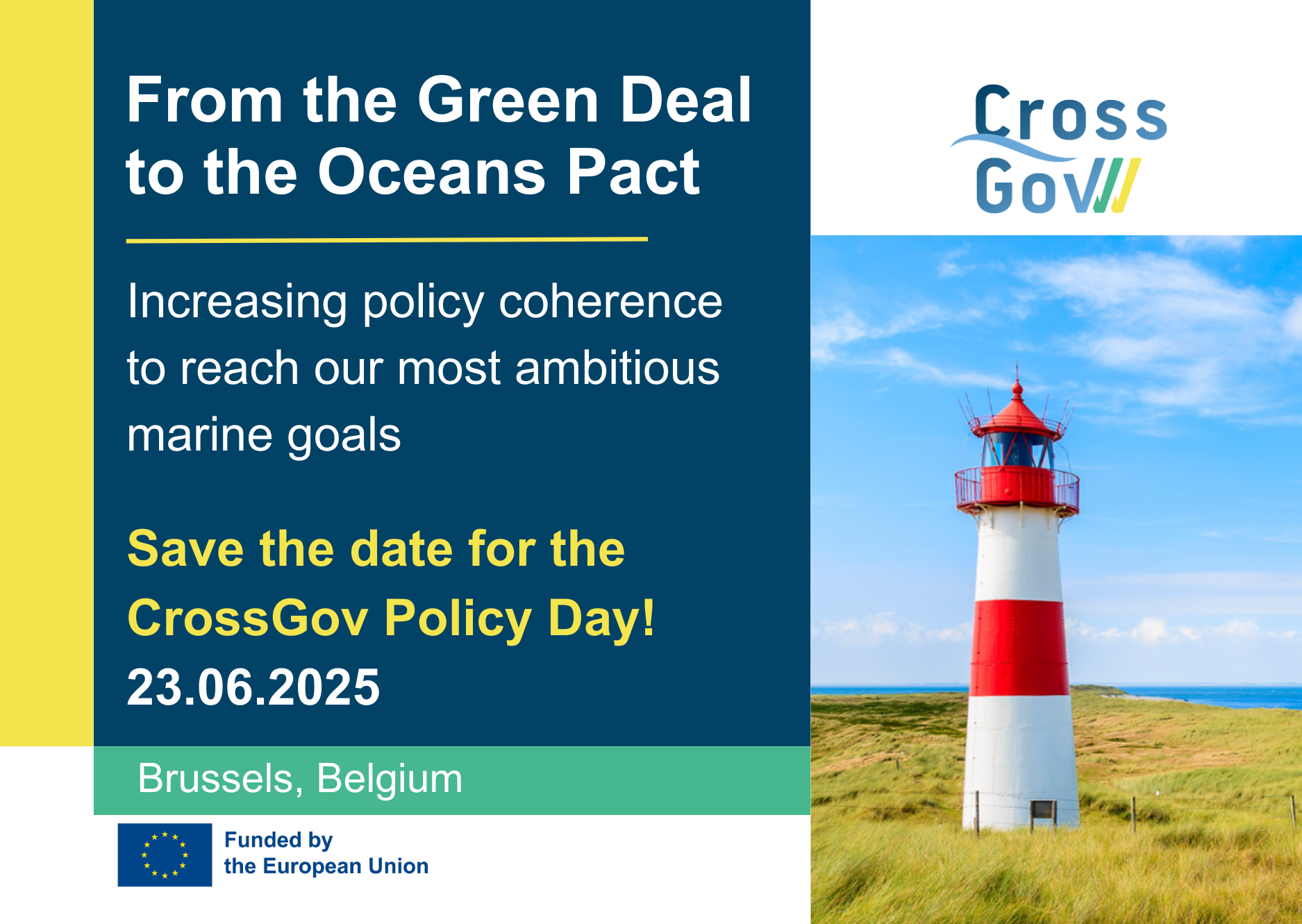 From the Green Deal to the Oceans Pact: Strengthening Policy Coherence for Our Most Ambitious Marine Goals