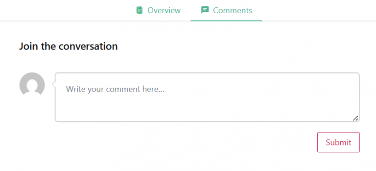 comment
